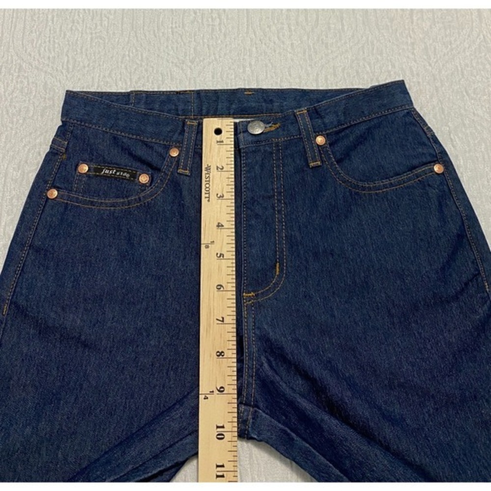 Just USA Jeans Size 3 Blue Flare Made In USA Dark Wash Mid Rise Denim Pants - Picture 6 of 9